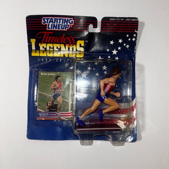 Starting Lineup Bruce Jenner 1996 Timeless Legends Figure Card Collectible - Picture 1 of 5
